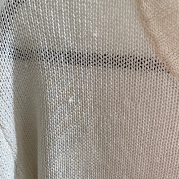 Something Navy White Sweater - Picture 6 of 7